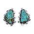 Native American Sterling Silver Turquoise Post Earrings AX128148